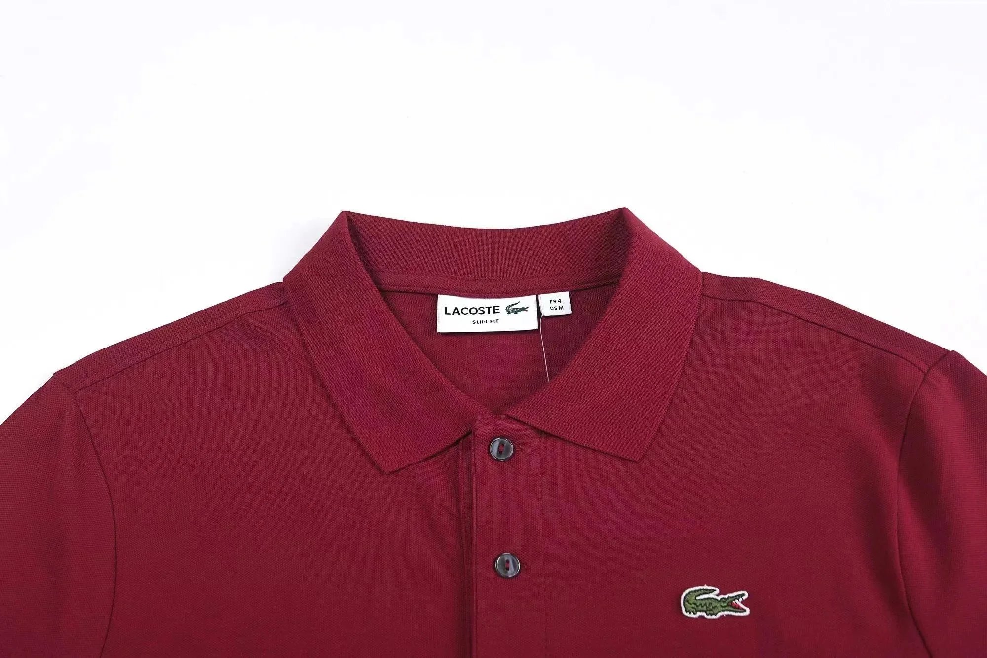 Lacoste Classic Long-Sleeve Polo Shirt Light Blue - 4