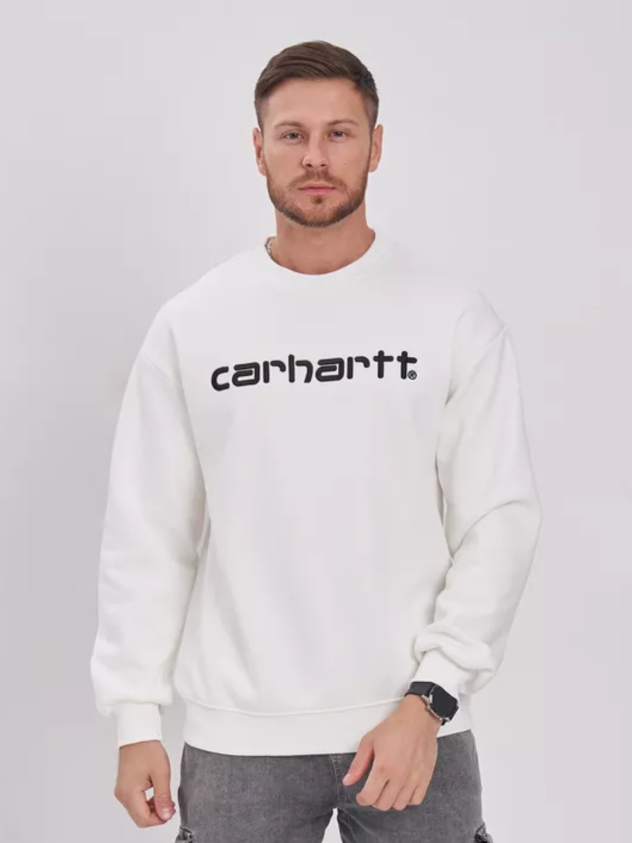 Carhartt WIP Script Logo Crewneck Black Sweatshirt - 9