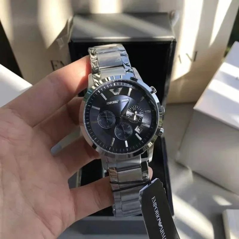 Emporio Armani AR2434 Chronograph Steel Watch