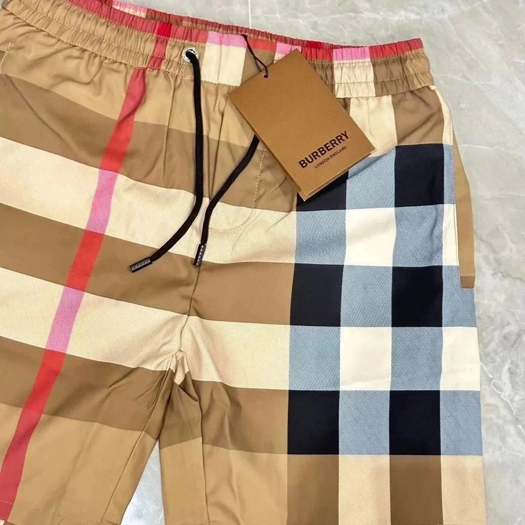 Burberry Monogram-Print Cotton Shorts Black - 7