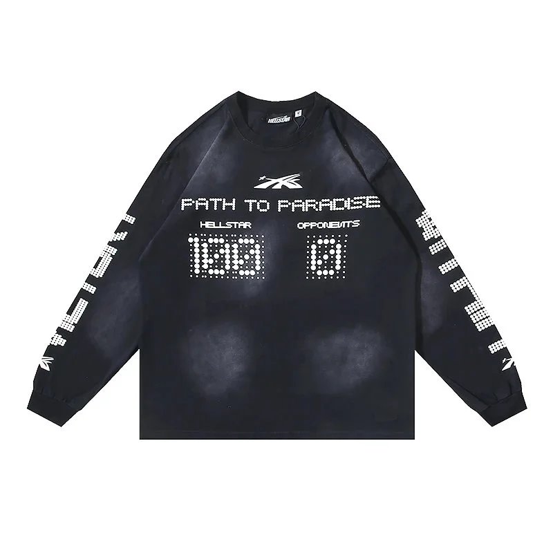 Hellstar Sports Graphic Print Black Hoodie - 8