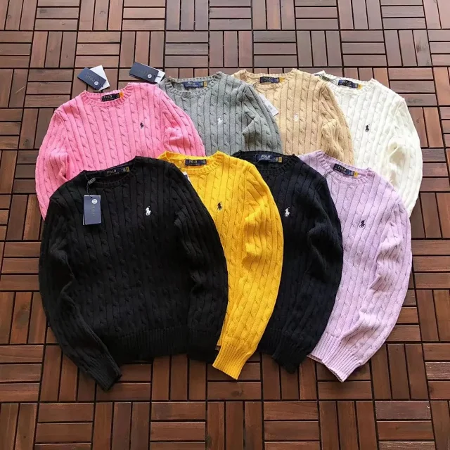Polo Ralph Lauren Knitwear Cable-Knit Crewneck Sweater product detail image 1