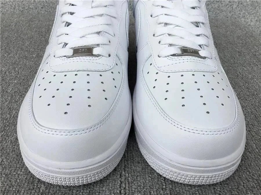 Nike x Off-White Air Force 1 'Volt' Sneakers - 4