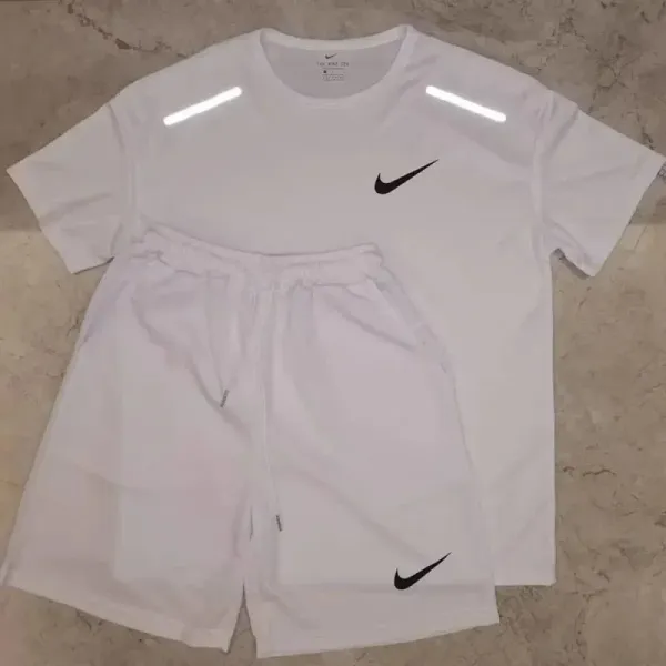 Nike The Nike Tee White Reflective Activewear Set - 1