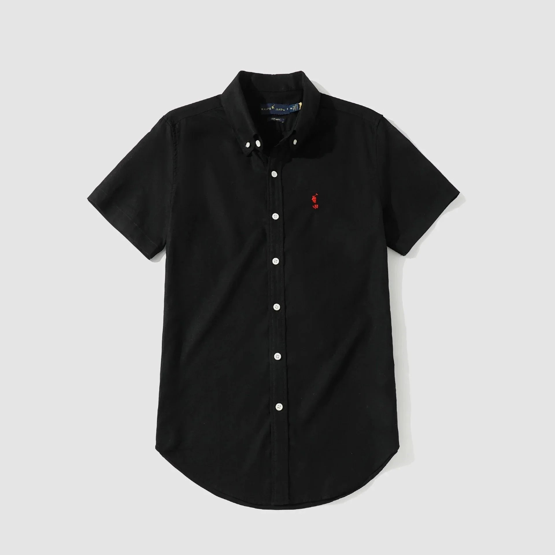 Ralph Lauren Polo Bear Short-Sleeve Button-Down Shirt White - 10