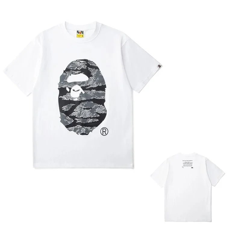 A Bathing Ape BAPE Camo Stack T-Shirt Black - 8