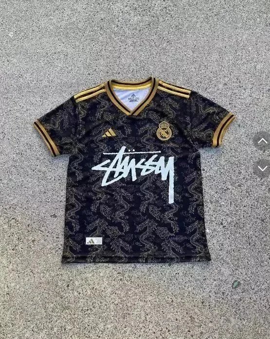 Stüssy x Colo-Colo x Adidas Football Jersey Black/White - 3
