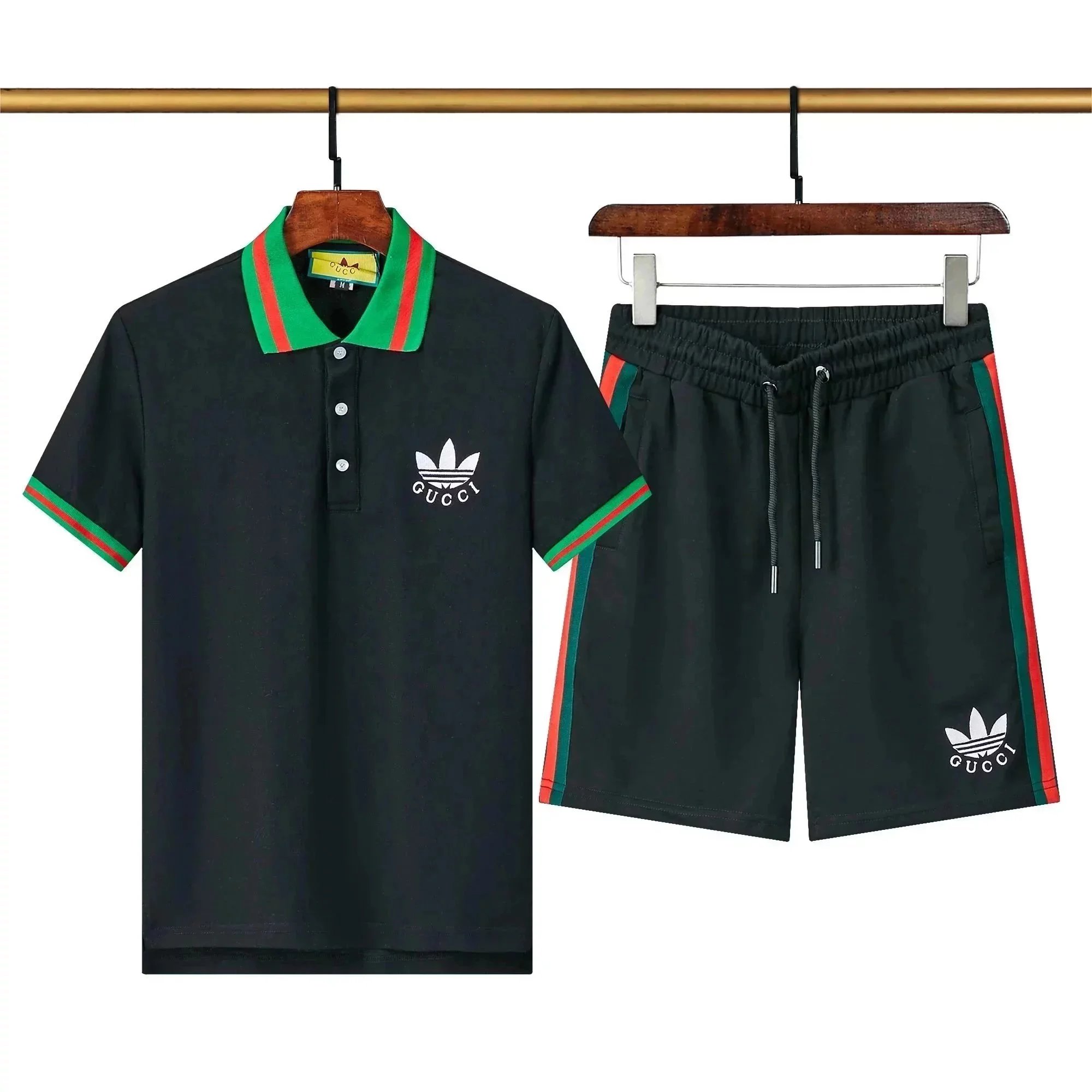 The North Face x Gucci Collaboration White Logo T-Shirt and Shorts Set - 5