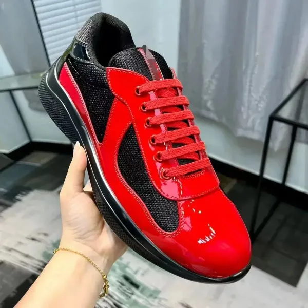 Prada Re-Nylon Runner Black/White/Gray Sneakers - 8