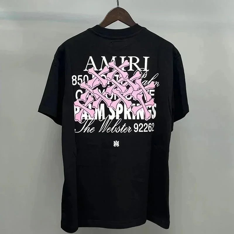 Amiri Floral Burst Logo Black T-Shirt - 9