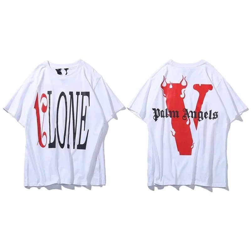 Vlone Logo Print Black T-Shirt - 9
