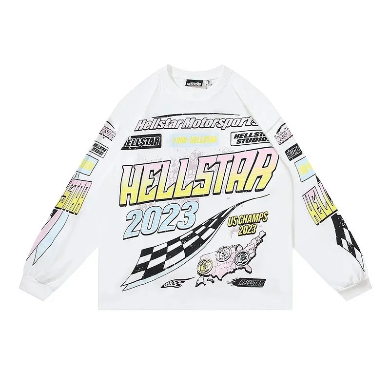 Hellstar Sports Graphic Print Black Hoodie - 5