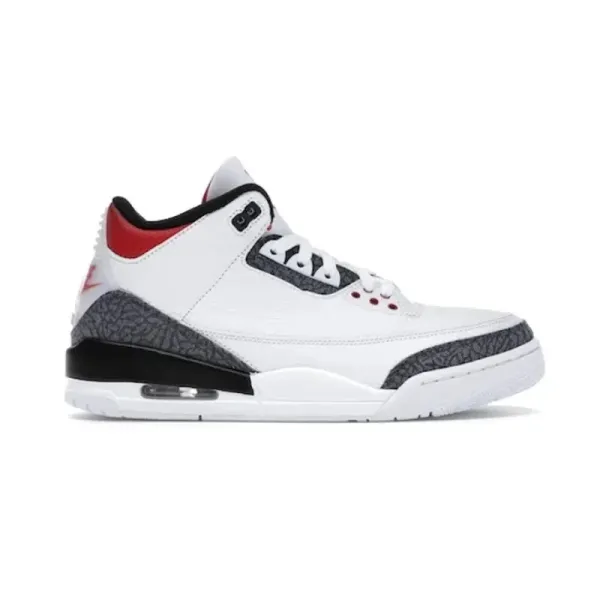 Air Jordan 3 OG White Cement Sneakers - 3