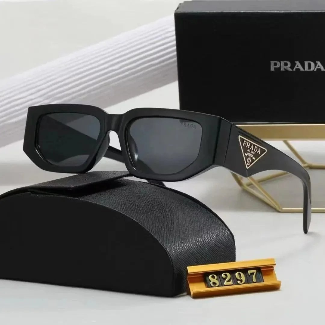 Prada Square Frame Black Sunglasses
