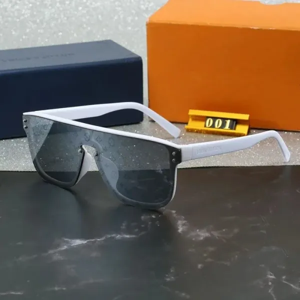 Louis Vuitton Shield Sunglasses White Gradient Lens Sunglasses - 1