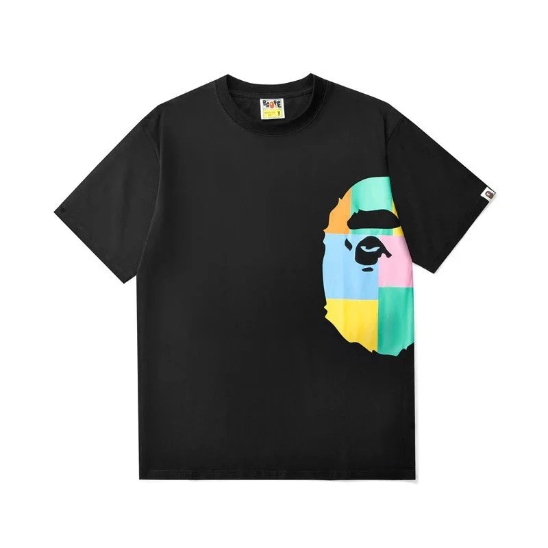 A Bathing Ape BAPE Camo Stack T-Shirt Black - 5