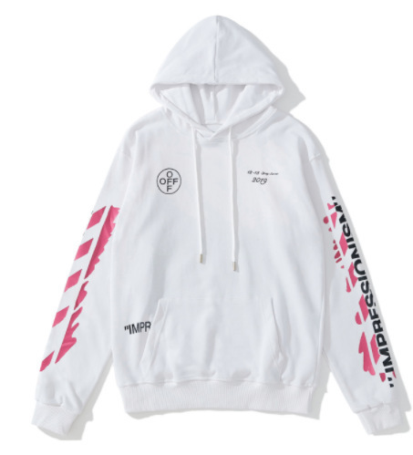 Off-White Industrial Print Hoodie White - 6