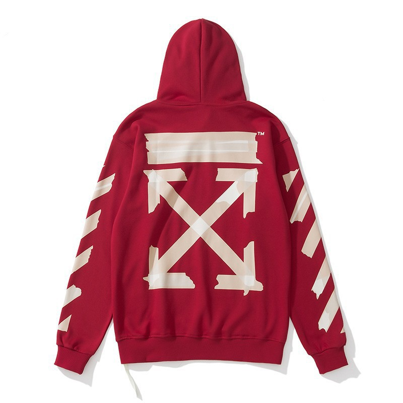 Off-White Industrial Print Hoodie White - 10