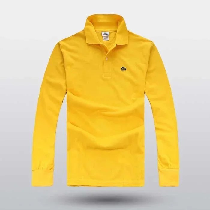 Lacoste Classic Long-Sleeve Polo Navy - 7