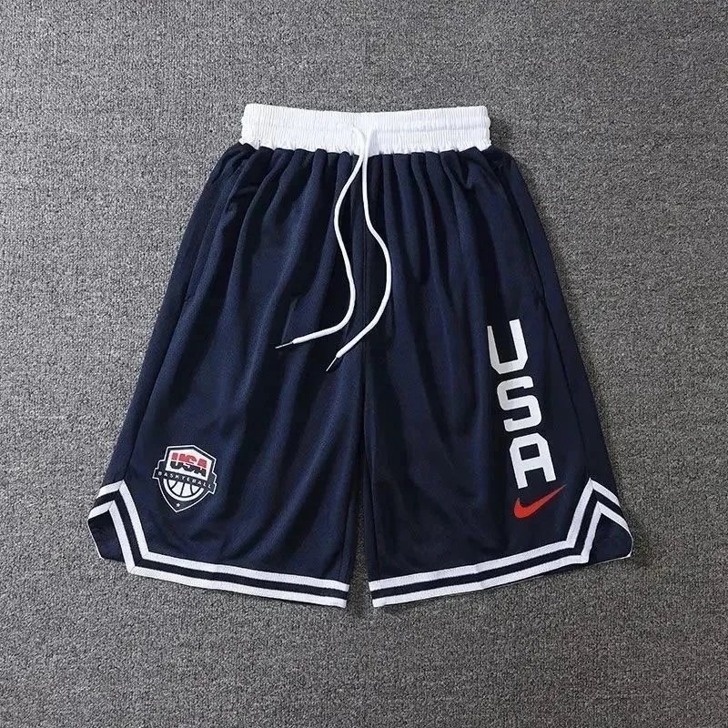 Nike Team USA Basketball Shorts White/Navy - 5