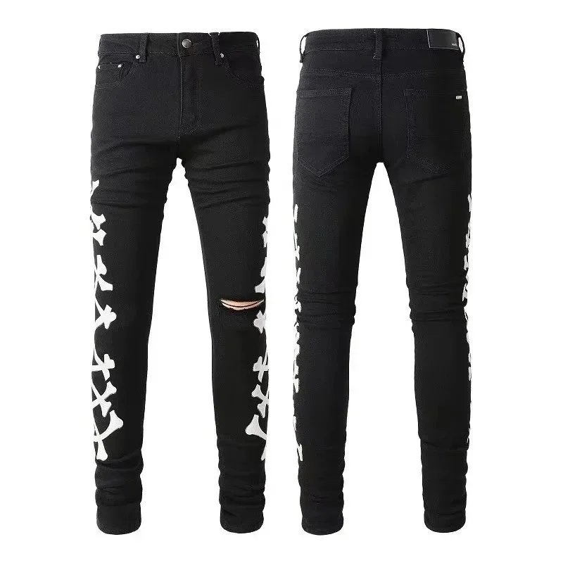 Gallery Dept. Distressed Graphic Jeans Gray - 5