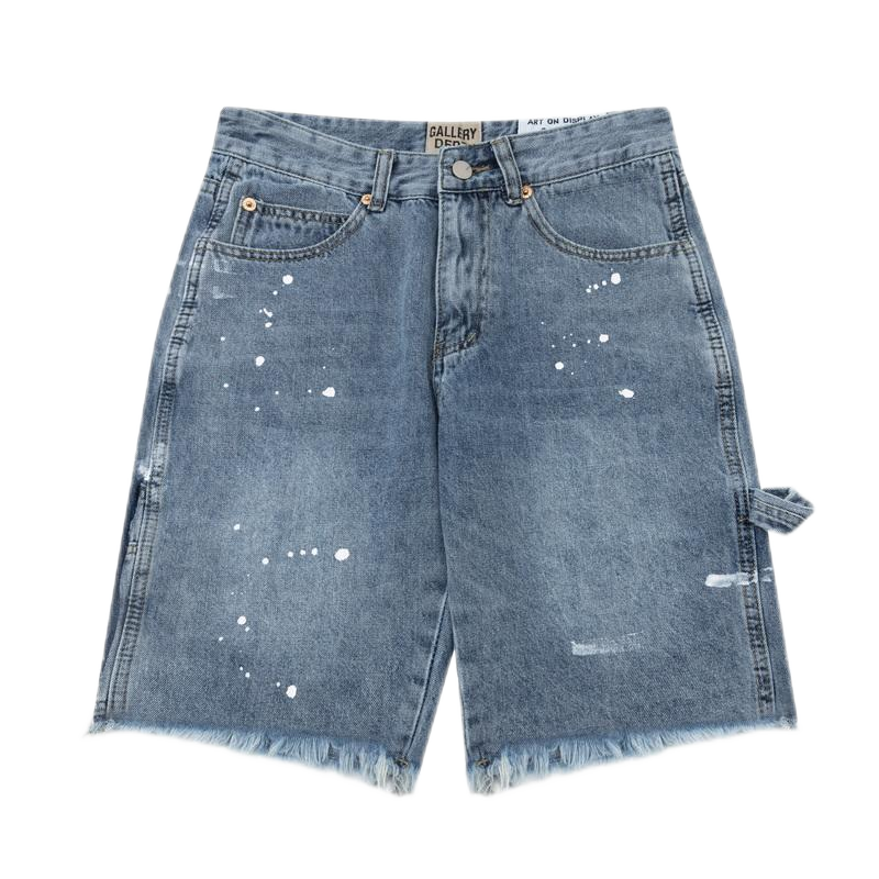 Gallery Dept Paint Splatter Shorts Beige Multicolor Shorts - 3
