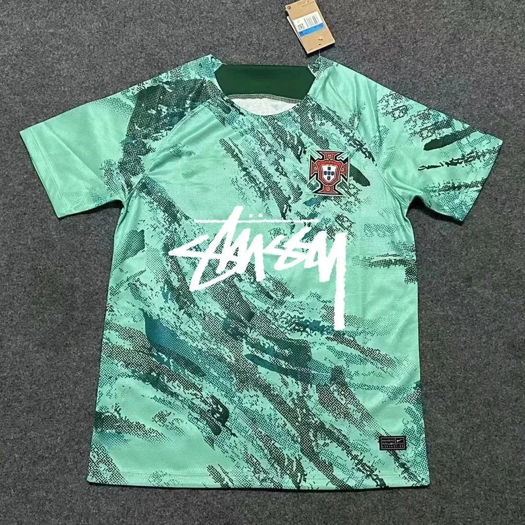 Stussy x Brazil National Team Collaboration Jersey Blue - 7