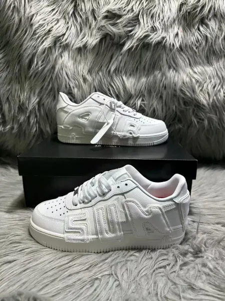 Nike Air Force 1 Low 'SUN' White Sneakers - 1
