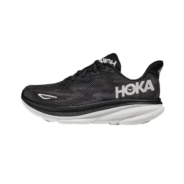 Hoka One One Clifton 9 Black Running Shoes - 1