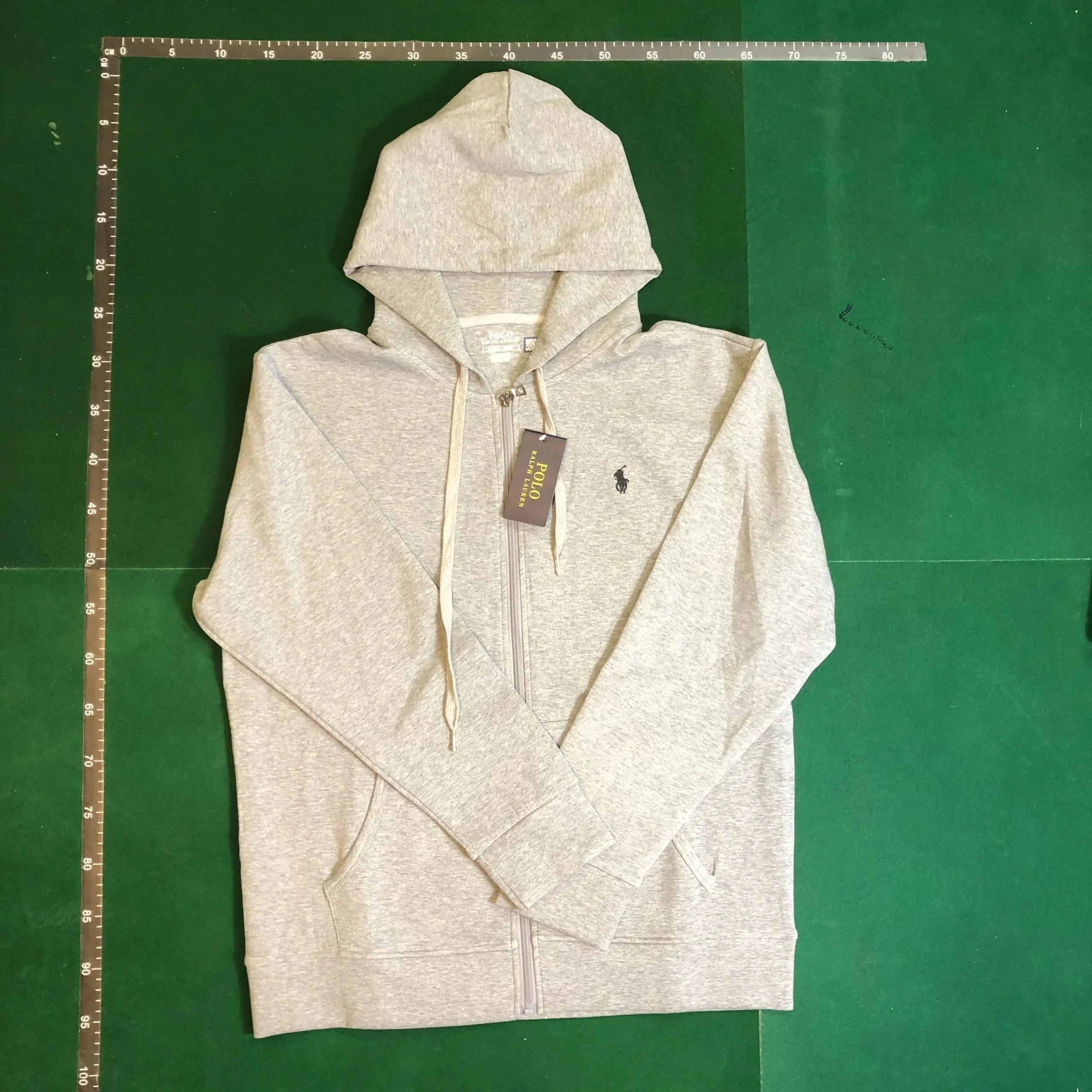 Polo Ralph Lauren Classic Heather Gray Full-Zip Hoodie and Sweatpants Set - 10