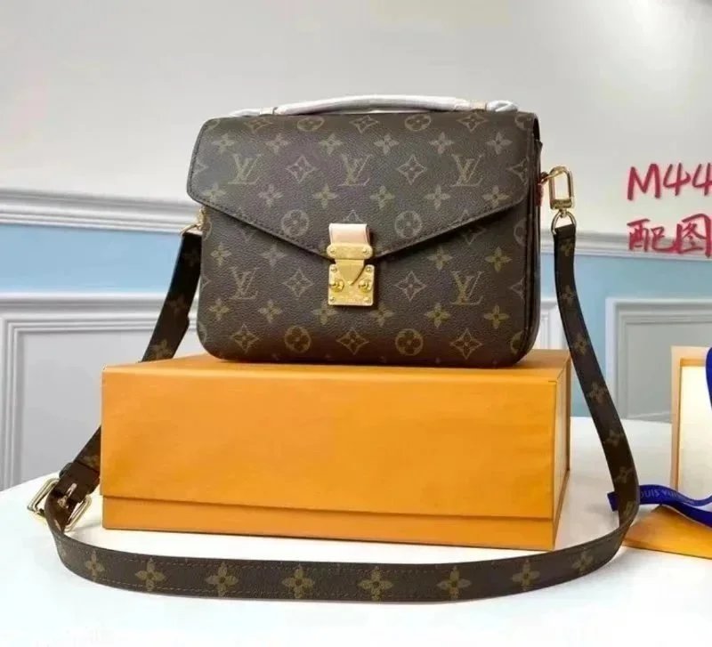 Louis Vuitton Pochette Metis Monogram Brown Crossbody Bag