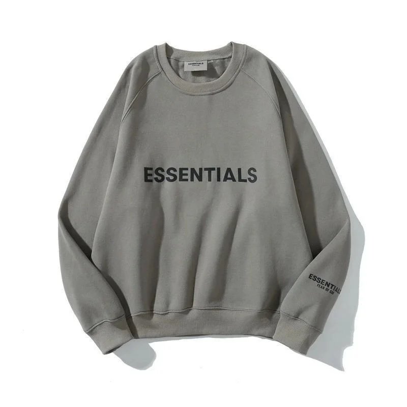 Fear of God Essentials Black Crewneck Hoodie - 11