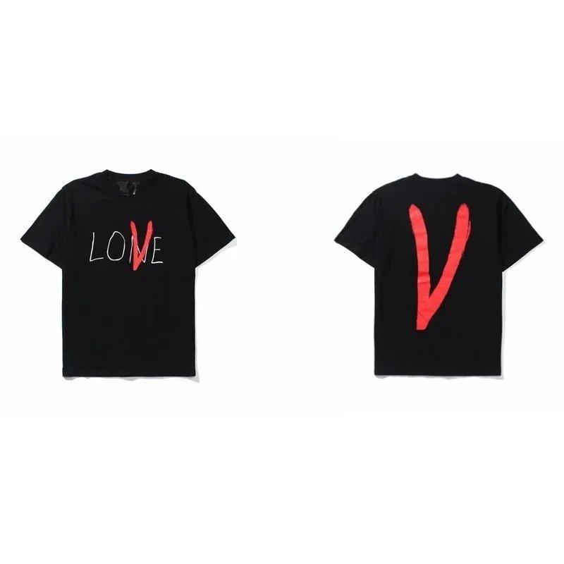 Vlone Logo Print Black T-Shirt - 4