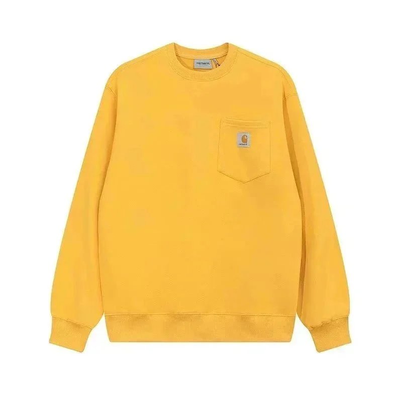 Carhartt Work In Progress Embroidered Logo Crewneck Sweatshirt Black - 9