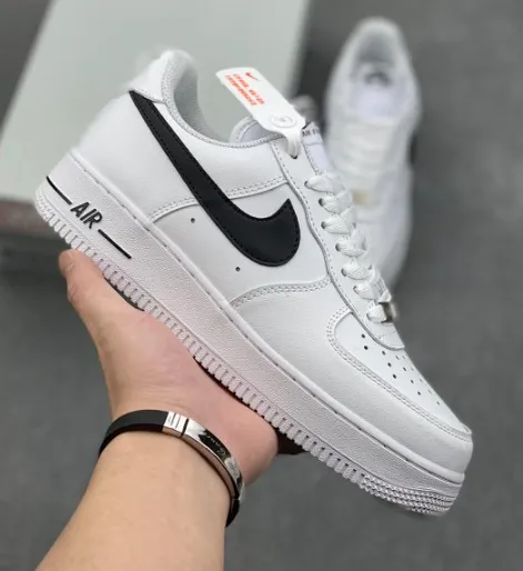 Nike Air Force 1 Low White/Black Sneakers - 1