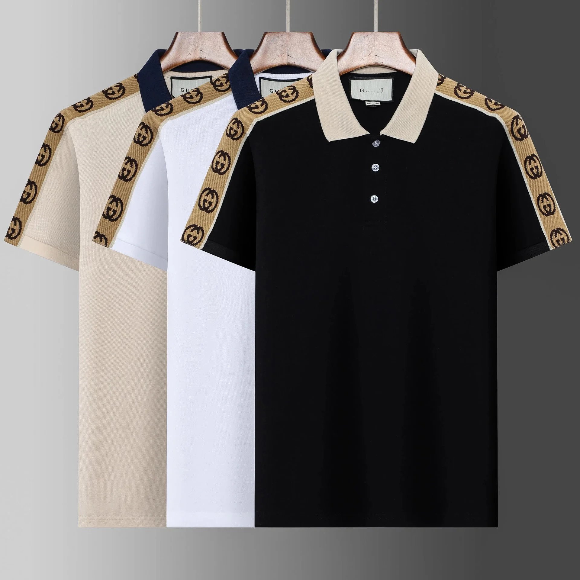 Gucci GG Web Trim Polo White - 3