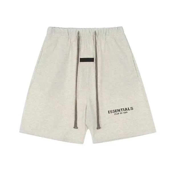 Fear of God Essentials Logo Shorts Gray - 1