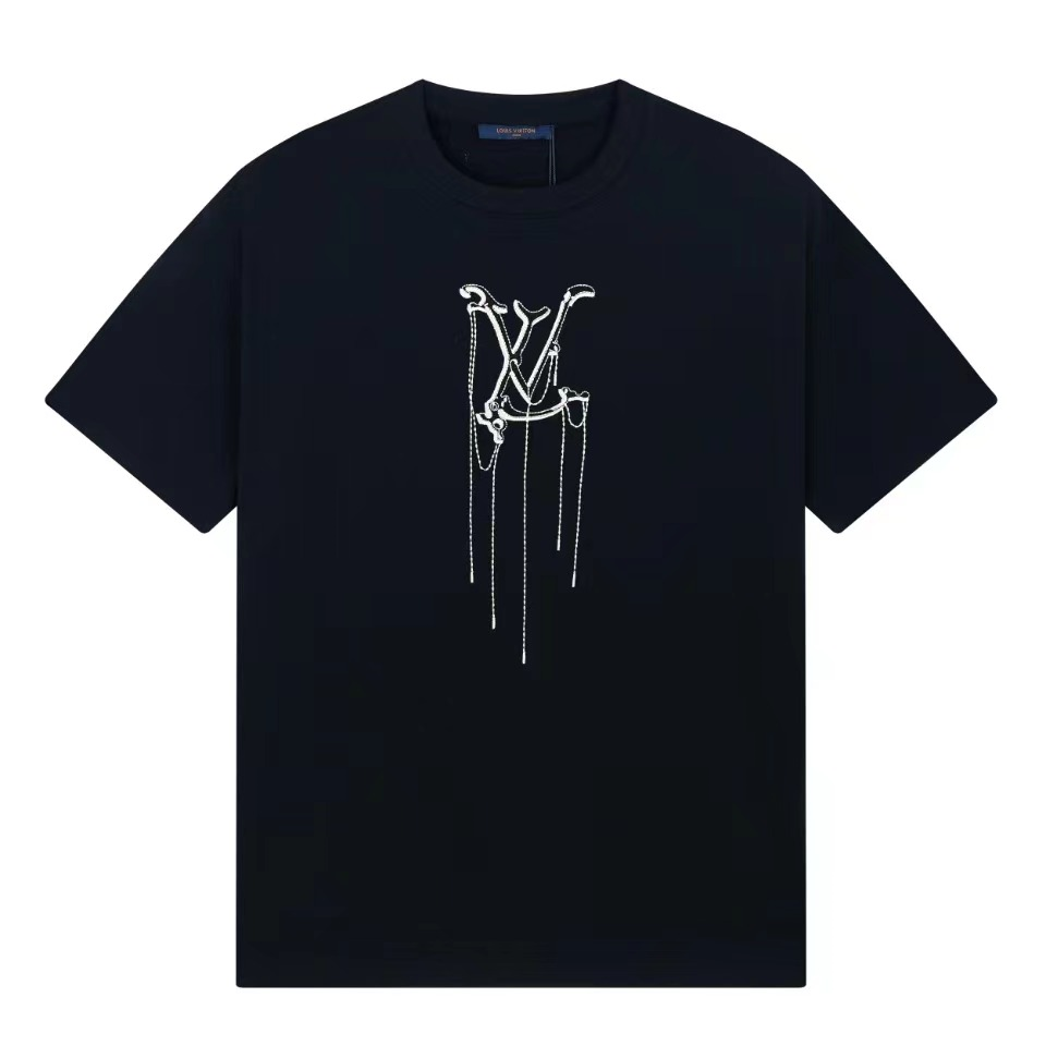 Louis Vuitton x Yoji Yamamoto Black Graphic T-Shirt - 6