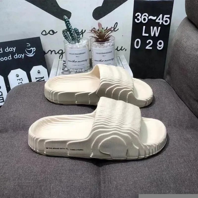 Off-White x Unknown Brand Wave Sole Slippers Beige Slippers - 1