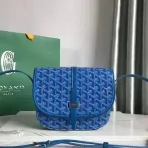 Goyard Saint Louis PM Blue Monogram Crossbody Bag - 1