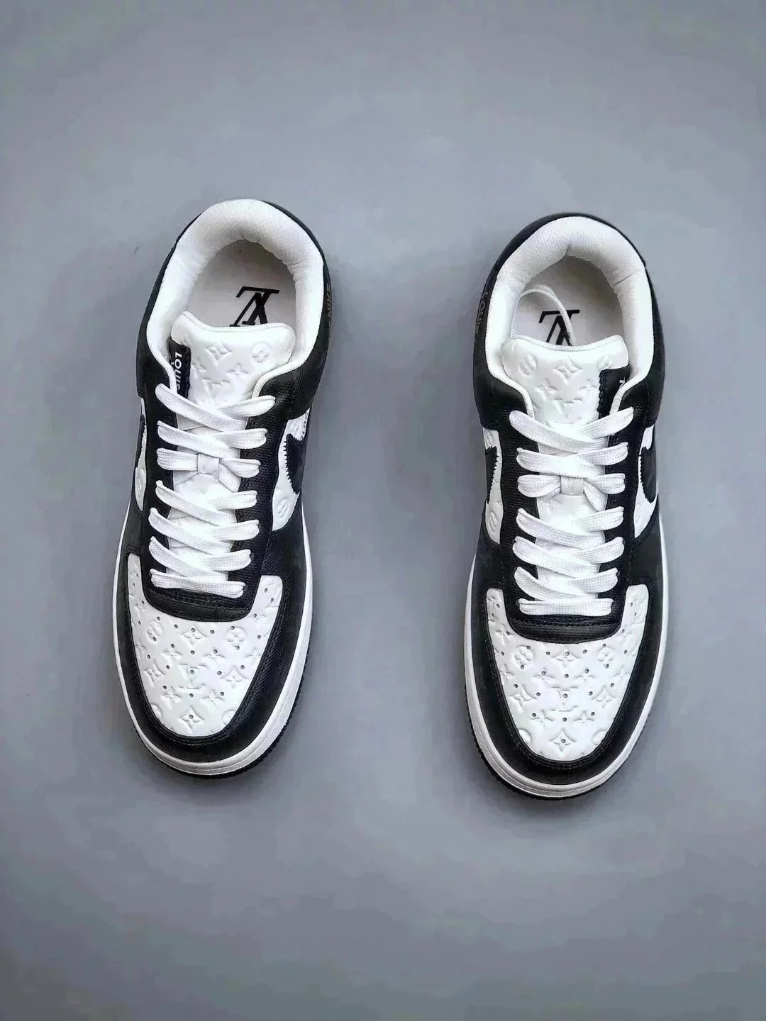 Nike x Off-White Air Force 1 Low Black White Sneakers - 6