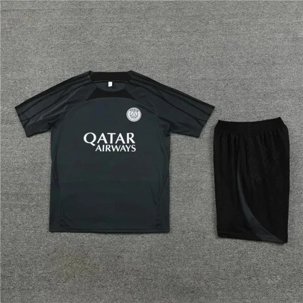 Paris Saint-Germain Training Kit Black Activewear Set - 1