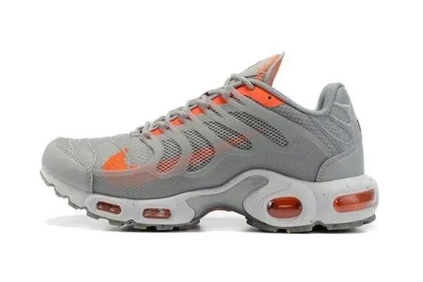 Nike Air Max Plus Grey Orange Running Shoes - 1