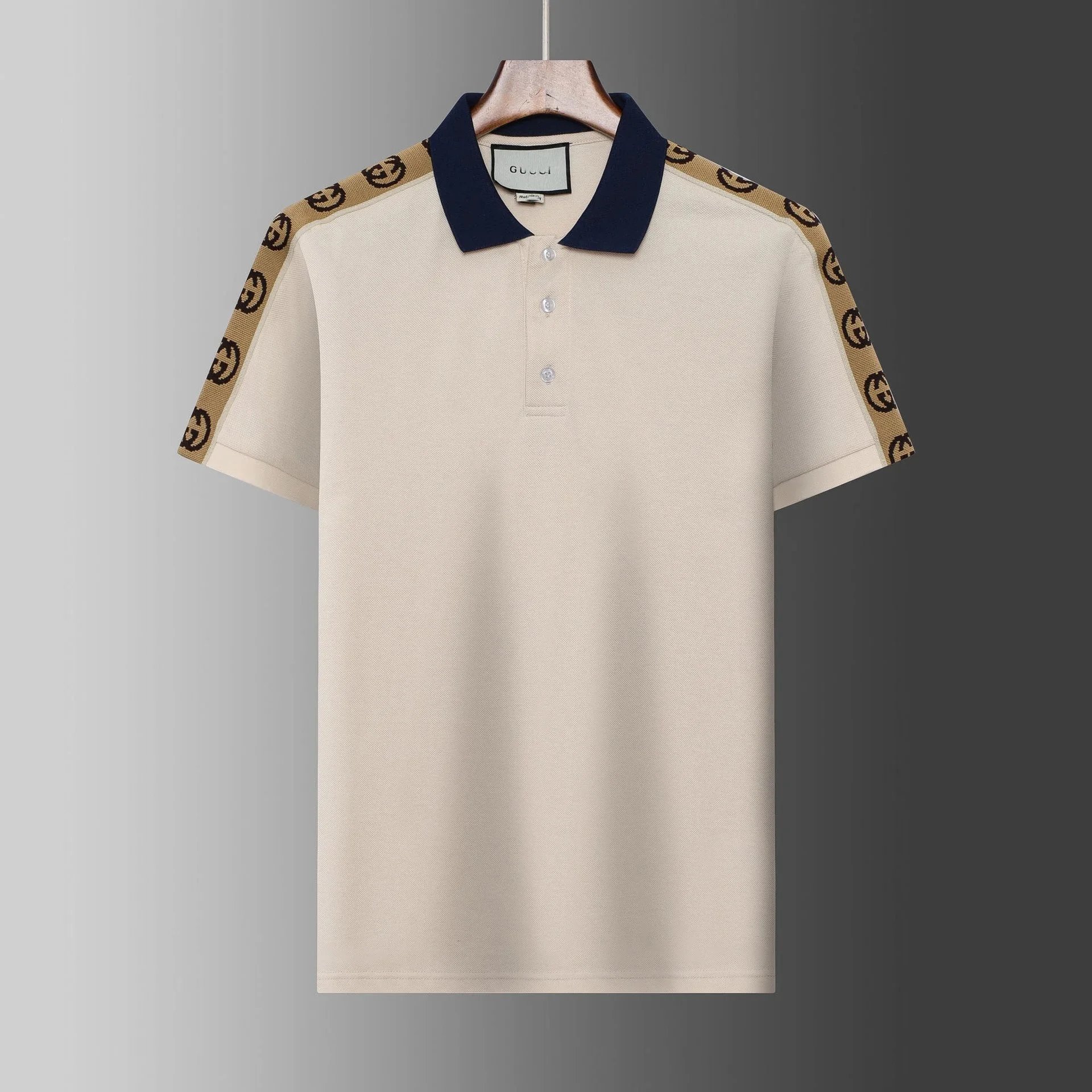 Gucci GG Web Trim Polo White - 4