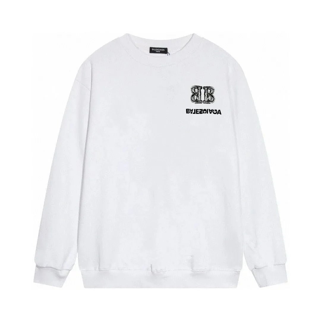 Versace Baroque Logo Embroidered Cream Hoodie - 10