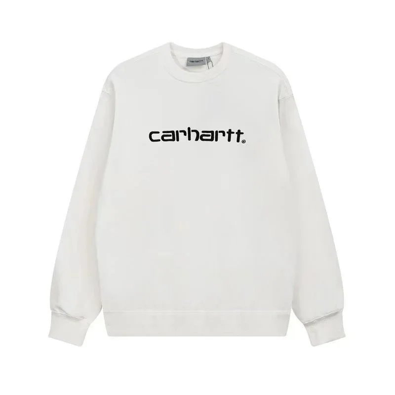 Carhartt Work In Progress Embroidered Logo Sweatshirt Beige - 5