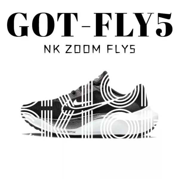 Nike Zoom Fly 5 Black/White Running Shoes - 1