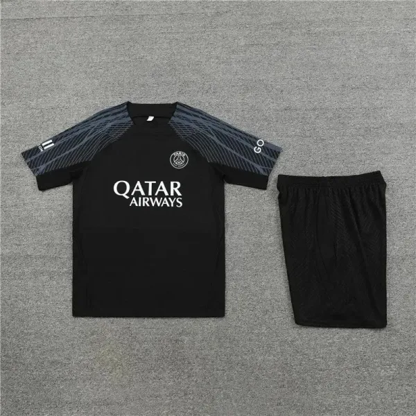 Paris Saint-Germain Training Kit Black Activewear Set - 1