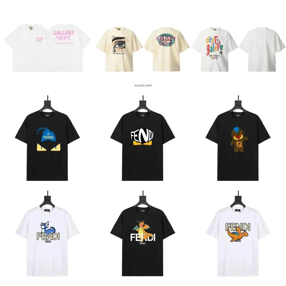 Gallery Dept My Batteries Died! Graphic Print Beige T-Shirt - 2