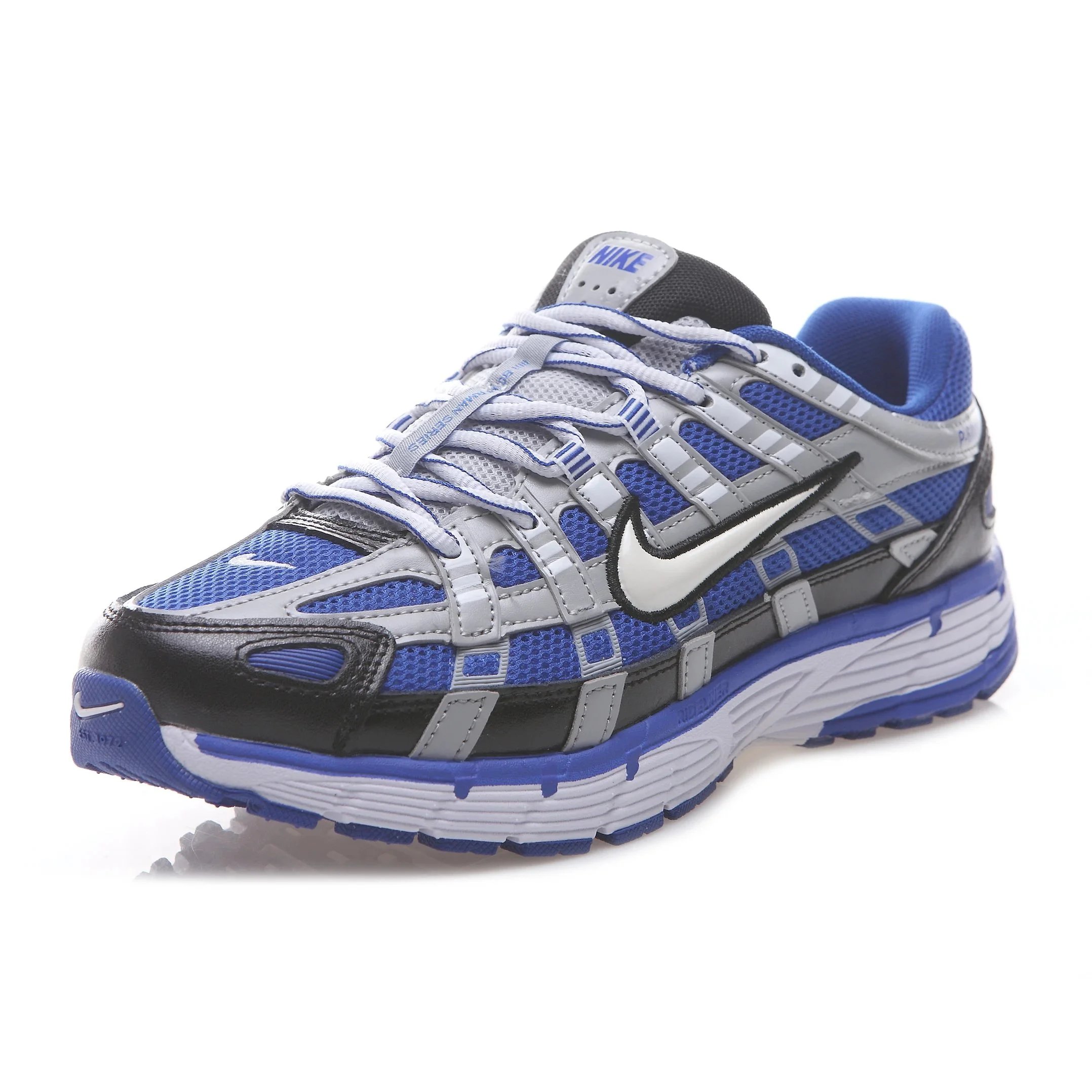 Nike P-6000 Blue/Gray/Black Running Shoes - 1